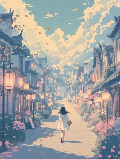 梦幻小镇海报